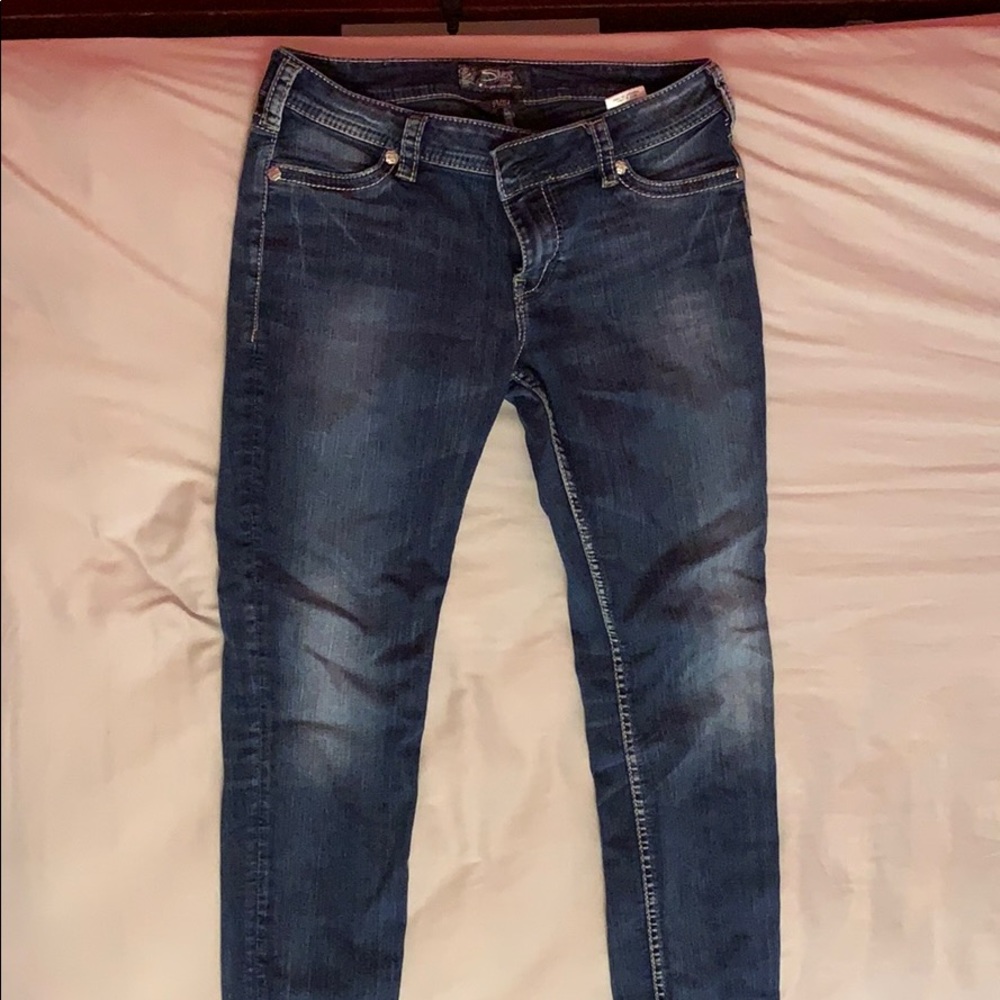 Silver Jeans Suki Mid-Rose Super Skinny W30 L31